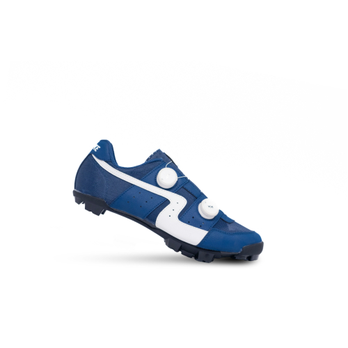Chaussures De Cyclisme Lake MX238 VTT/Gravel – Homme, Bleu/noir, Taille 48, Tige Microfibre